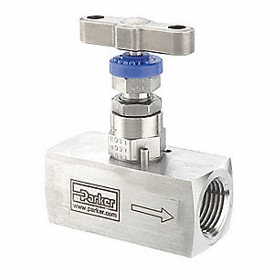 Vannes à pointeau haute pression 6K psi , 1/4" NPT-F X 1/4" NPT-F , inox 316