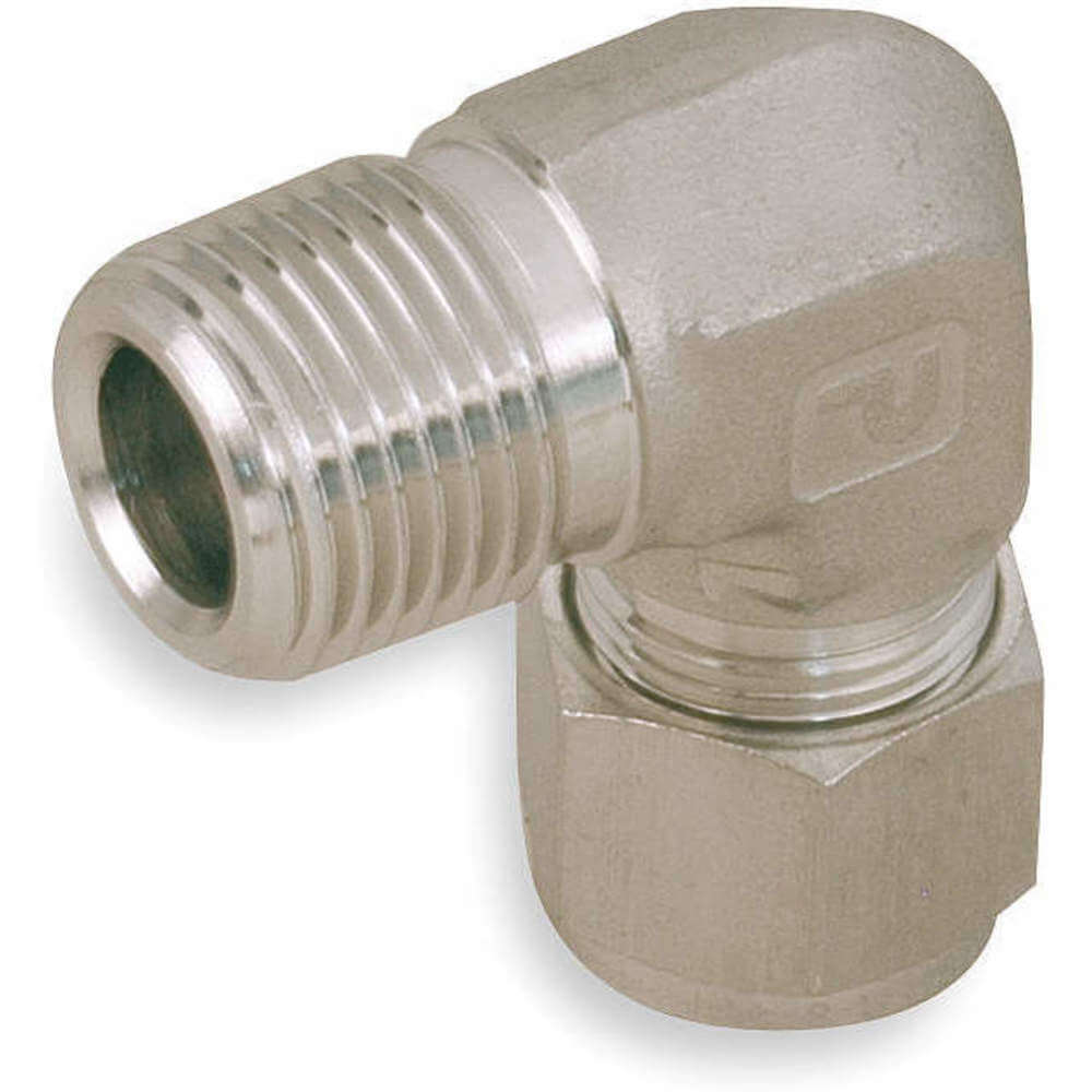 Coude mâle Parker  1/2" NPT-M X 3/8" tube O.D , inox 316