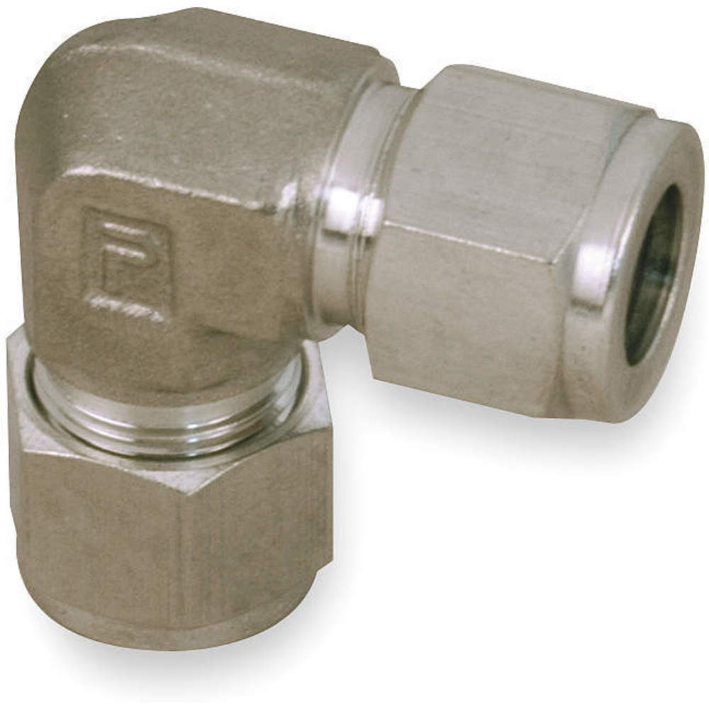 Raccord union coude Parker 1/4" tube O.D , inox 316