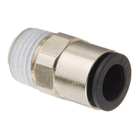 Raccord pneumatique instantané Legris droit , pour tube 10 mm X 1/4" BSPT-M