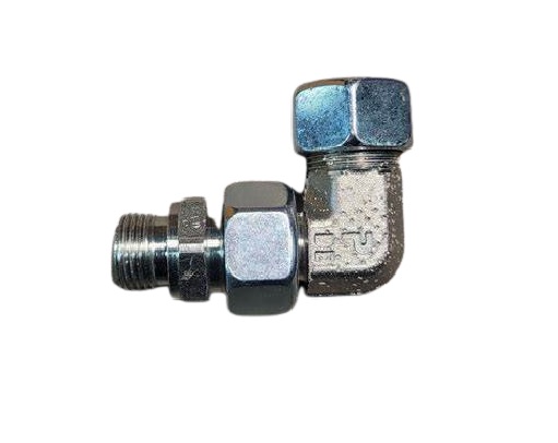 Coude orientable male Bspp / cone Eo 24°, conn. 1/2" Bspp X 18 mm tube OD