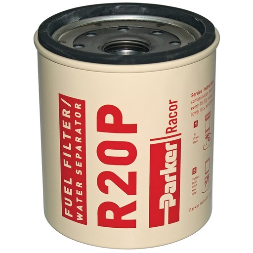 [R20P] Filtre séparateur eau/carburant 30 Micron - Série Racor Spin-on