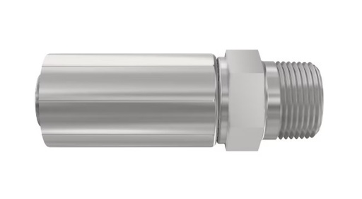 [10177-16-16] Embout Mâle NPT 1"Droit pour flexible 1"- Série 77