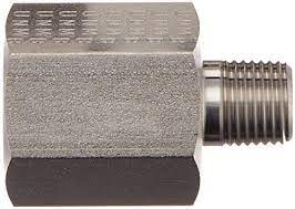 ADAPTER -316 SS- HIGH PRESSURE CONN. 1/8" NPT-M x 1/4" NPT-F