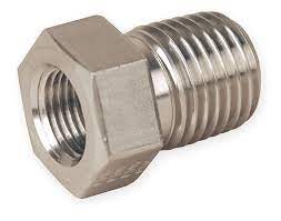 REDUCING BUSHING -316 SS - HIGH PRESSURE CONN. 1/4" NPT-M x 1/8" NPT-F