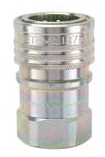 Coupleur Hydraulique Rapide ISO B, Embout Femelle 3/4" Npt Avec Éliminateur De Pression