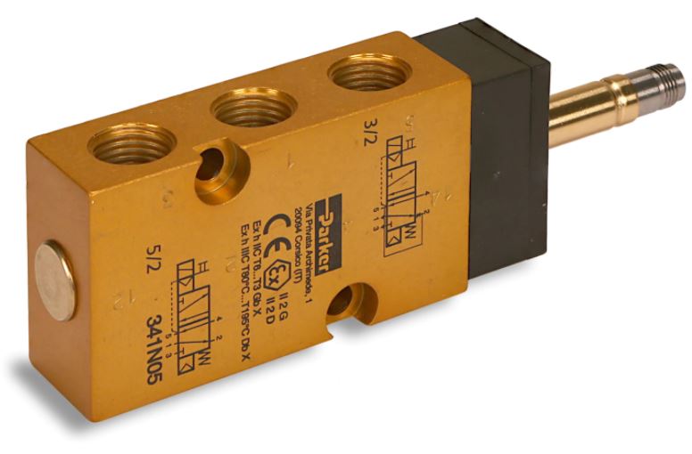 Distributeur 5/2 - 3/2 monostable , G1/4" , série NAMUR , sans bobines
