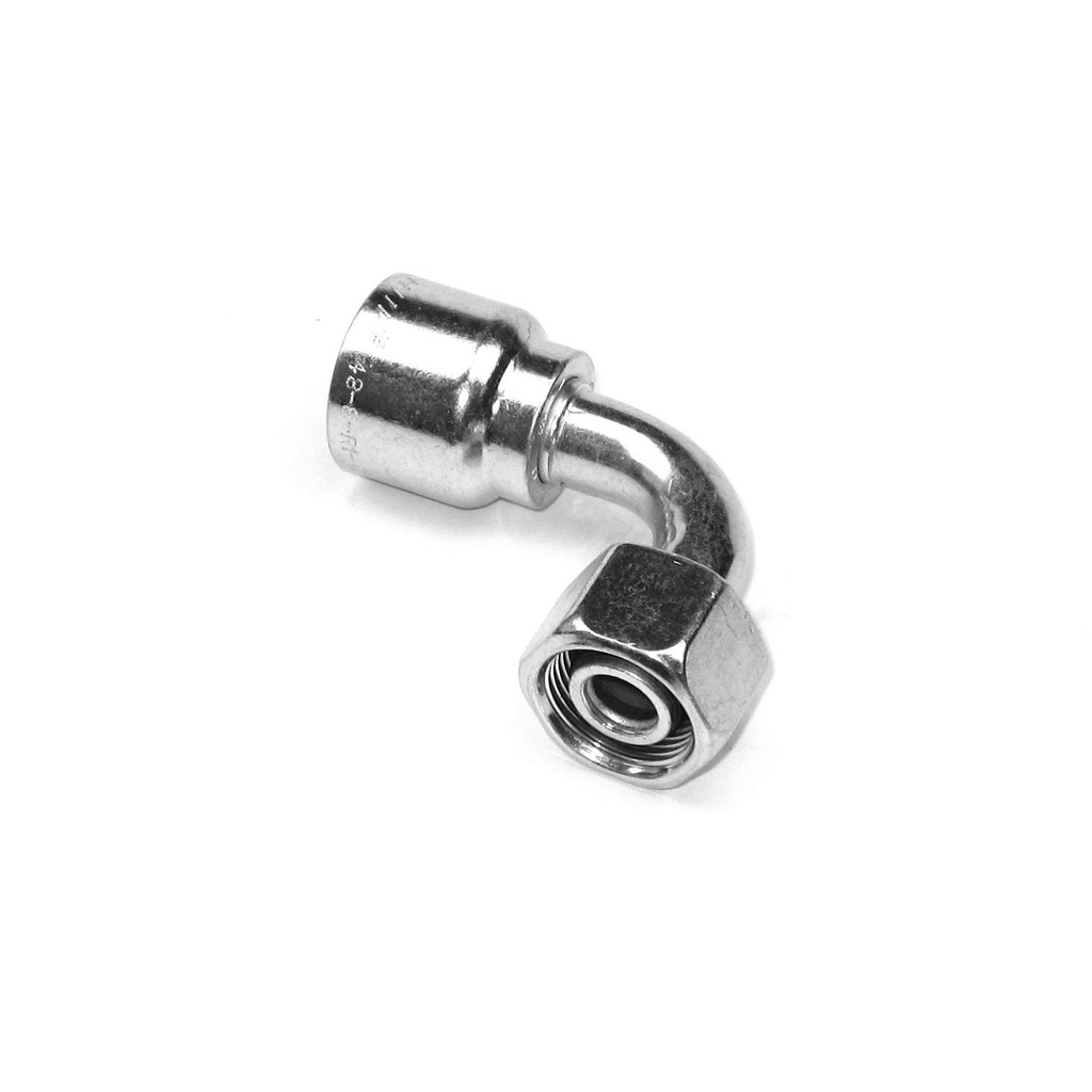 EMBOUT FEM COUDE 90° 1" METRIQUE M36X2 SÉRIE LÉGÈRE AVEC JOINT TORIQUE