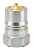 Coupleur Hydraulique Rapide ISO B, Embout Mâle 3/4" Npt Avec Éliminateur De Pression