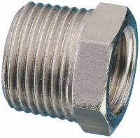 Reduction Legris mâle 1/2" BSPT 3/8" BSPP femelle- nickel