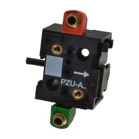 [PZU-A12] Embase à 3 orifices à commun d'entrée pour cellules logiques et relais Parker , 4 mm