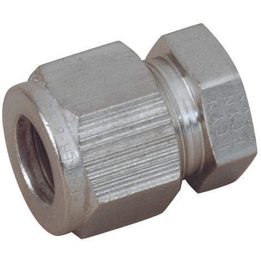 [8BLEN8-316] Bouchon à double bague Parker 1/2" tube O.D , inox 316