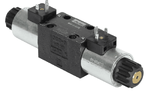 [D3W001CNJW] Distributeur hydraulique monostable Parker Ctop5 3 position centre fermer + bobine Parker 24VCC