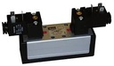 Electrodistributeur CNOMO 5/2 Bistable  , avec 30 x 30 DIN Forme A / 24 V DC , 1 - 43 mm