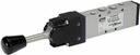 Distributeur Pneumatique 3/2 G1/4 Commande Lever In Line 2 Position