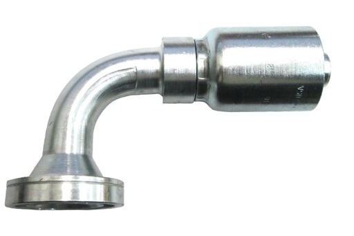 [16N77-24-20] Embout à bride 1"1/2 coude 90° pour flexible 1"1/4 - Serie 77