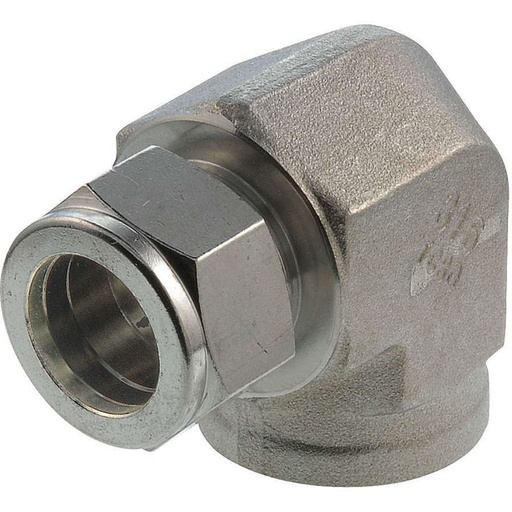 [8FEL8N-316] Coude femelle Parker 1/2" NPT-F X 1/2" tube O.D , inox 316