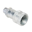 Coupleur Hydraulique Rapide Haute Pression 1/4"Npt- Male 10 000 Psi Corps: Acier