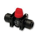 Mini-robinet pneumatique en polymère ,  Parker Legris , avec purge , à connexion instantanée : 6 mm