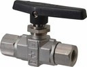 Vanne à boisseau sphérique haute pression 6K psi , 1/2" NPT-F , inox 316