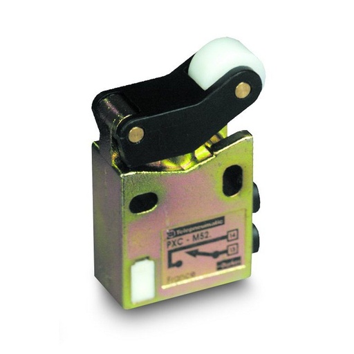 [PXC-M521] Interrupteur de position 3/2 compact , Ø 2.5Mm 250Nl/Min,  galet plastique ,  série PXB