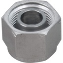Bouchon à double bague Parker raccord de tube 1/2", inox 316