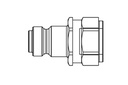 Raccord rapide femelle haute pression 10k , 1/4'' BSP , série HP
