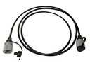 FLEXIBLE HAUTE PRESSION POUR PRISE DE PRESSION A ENFICHER / A EMBOUT A VISSER M16X2; TEMPÉRATURE DE -35° A + 100° LONGUEUR 1500MM
