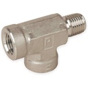 Té de rue Parker-316 SS cône 1/4" NPT-F