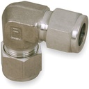 Raccord union coude Parker 1/4" tube O.D , inox 316