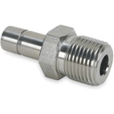 Adaptateur Parker mâle à embout lisse 3/8'' NPT X 1/2'' (12.7 mm) , inox 316