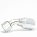 Embout Femelle JIC 7/8" Coude 45° pour flexible 1/2" - Serie 48