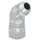 Embout mâle  JIC Triple-Lok coude à 45° , BSPP